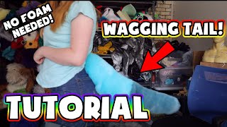 Wagging fursuit tail tutorial [upl. by Eggett]