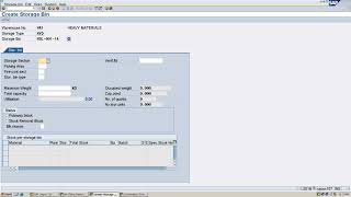 How to creat a New Storage Bin in SAP WMS [upl. by Damara]