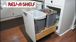 How to Install a RevAShelf Trash amp Recycling Container [upl. by Itin]