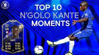 NGolo Kante  Top 10 Chelsea Moments  Best Passes Tackles amp Goals Compilation  Chelsea FC [upl. by Akere259]