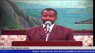 Eglise de Dieu Rue du Centre Live Stream [upl. by Castillo]