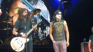 Kiss Guy YAYO Sanchez plays Monkeywrench w Foo Fighters Austin TX 41818 [upl. by Anpas11]