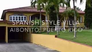 SOLD Spanish Style Villa Aibonito Puerto Rico [upl. by Fonsie587]