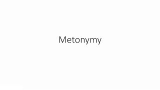 Metonymy [upl. by Vergne715]