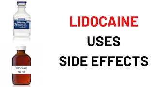 LIDOCAINE Xylocaine USES AnesthesiaSide EffectsToxicity Cream Patch Elimination MOA [upl. by Plafker]