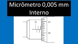 Micrômetro Interno 0005 mm Leitura [upl. by Yendis70]