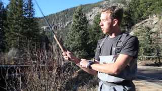 How to Cast with Tenkara  learning tenkara casting [upl. by Judye]