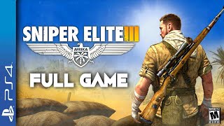 Sniper Elite 3  Full Gameplay Walkthrough Full Game  PS4 SNIPER GAMES 🎮 [upl. by Areehs235]