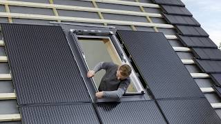 VELUX Roof Windows and Viridian Solar Roof Integrated PV Panels [upl. by Allenad]