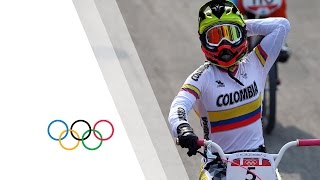 Mariana Pajon COL Wins Womens BMX Cycling Gold Full Race  London 2012 Olympics [upl. by Eiro693]