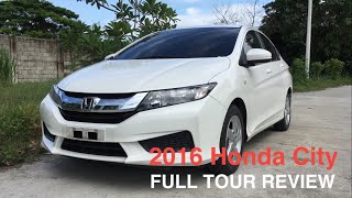 2016 Honda City E CVT Full Tour Review [upl. by Ainnat]