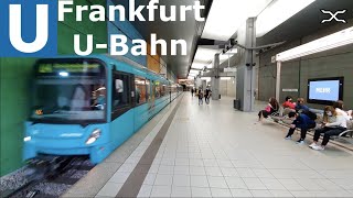 UBahn Frankfurt am Main  Stadtbahn  Light rail  VGF [upl. by Sup]