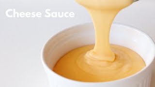 EASY HOMEMADE CHEESE SAUCE RECIPE  NACHO CHEESE SAUCE RECIPE [upl. by Inwat]