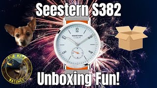 Seestern S382 Automatic Watch Unboxing Fun [upl. by Damle]