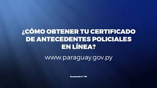 ¿Cómo obtener tu Certificado de Antecedentes Policiales en línea [upl. by Danzig]