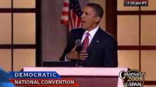 CSPAN Sen Barack Obamas Full Speech to the DNC [upl. by Sara297]