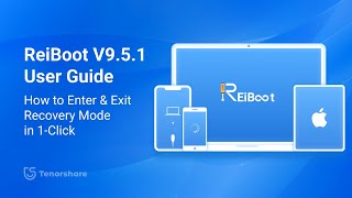 Tenorshare ReiBoot iOS 18 Guide How to Enter amp Exit Recovery Mode in 1Click [upl. by Mia23]