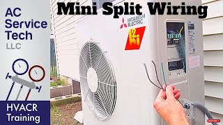 Wiring a Mini Split System Step by Step [upl. by Zoilla310]