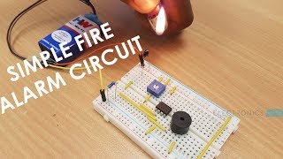 How to make a Simple Fire Alarm Circuit [upl. by Rawdan]