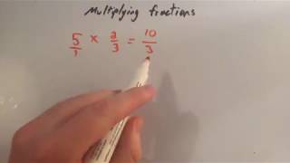 Multiplying Fractions  Corbettmaths [upl. by Tychonn701]