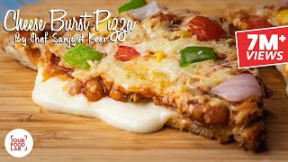 Cheese Burst Pizza Recipe  Chef Sanjyot Keer [upl. by Dallman]