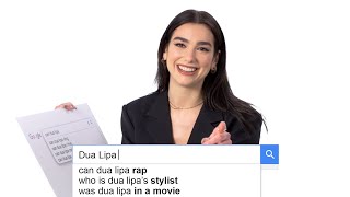 Dua Lipa Answers the Webs Most Searched Questions  WIRED [upl. by Koa23]