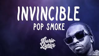 quotINVINCIBLEquot  Pop Smoke  Lyrics  Dario Lyrics [upl. by Tuckie480]