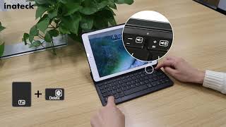 How to pair iPad with Inateck Keyboard Case [upl. by Sontag]