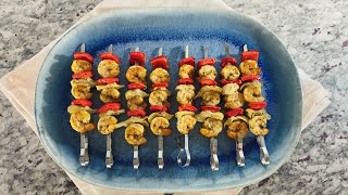 Air Fryer Skewers I Pampered Chef [upl. by Eniamaj277]