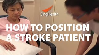 How To Position A Stroke Patient [upl. by Pembroke]