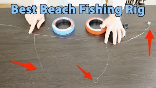 How To Tie The Ultimate Surf Fishing Rig Modified Dropper Rig [upl. by Englis]