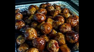 Super Easy BarbecueJelly Meatballs Delicious ain’t the word [upl. by Nanis535]