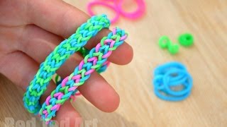 Inverted Fishtail Loom Band using your Fingers [upl. by Bonneau]