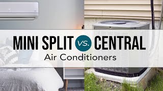 Mini Splits vs Central Air Conditioners Compared  Sylvane [upl. by Demmy]