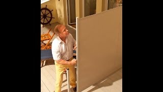 How to Install a Retractable Horizontal PrivacyWind Screen [upl. by Aihsekel219]