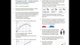 Fysik 1  Kraft och rörelse [upl. by Dix]