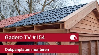 154 Dakpanplaten monteren [upl. by Xxam]