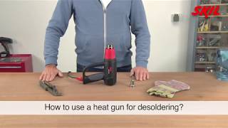 How to use a heat gun for desoldering [upl. by Aiasi]