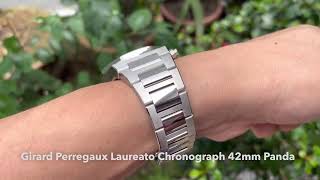 Girard Perregaux Laureato Chronograph 42mm Panda [upl. by Horsey]