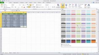 Excel  Convert a Range to a Table [upl. by Nylorahs]