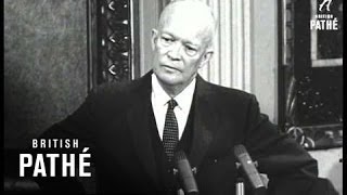 Eisenhower Angered By Golf Query 1957 [upl. by Zacarias]