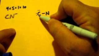 Lewis Dot Structure of CN Cyanide Ion [upl. by Morissa360]