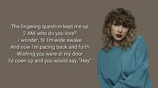 Taylor Swift  Enchanted lyrics [upl. by Erot380]