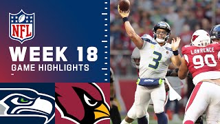 Seahawks vs Cardinals Week 18 Highlights  NFL 2021 [upl. by Araz975]