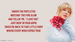 Taylor Swift  Christmas Tree Farm Lyrics [upl. by Drofyar]