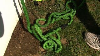 Expandable garden hose review  Consumer Reports [upl. by Nikos437]