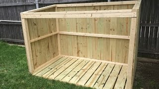 Building a Garbage Can Enclosure  Part 1 [upl. by Corina]