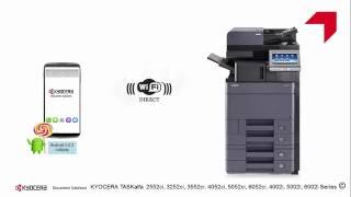 TASKalfa 2552ci series Configuración WiFi Direct usando My Panel [upl. by Franky]