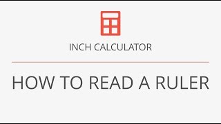 How to Read a Ruler [upl. by Mcgean]