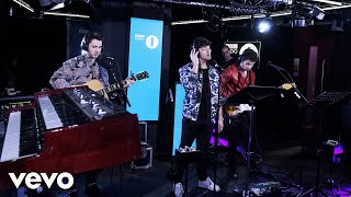 Jonas Brothers  Someone You Loved Lewis Capaldi cover in the Live Lounge [upl. by Aletha]